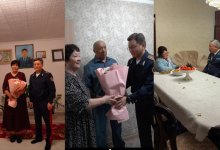 Полицейские навестили матерей погибших коллег в Атырау