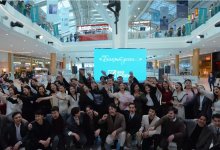 Музыкальный флешмоб “Бақыт деген” прошел в торговом центре в Астане