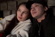 Кайрат Нуртас и Жулдыз Абдукаримова вызвали фурор на премьере фильма (ВИДЕО)