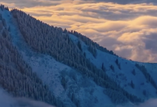 Космическое море из облаков в Алматы удивило Казнет (ВИДЕО)