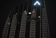 Дрон упал на элитную высотку в Дубае