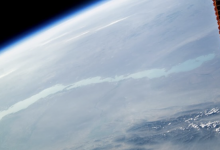 Снимками Балхаша из космоса поделился космонавт