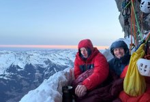 Казахстанские альпинисты покорили "стену смерти" в Альпах