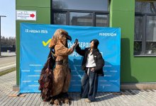 Беркут стал звездой участка № 175 в Алматы