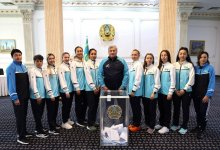 Спортсмены из Казахстана приняли участие в голосовании в Узбекистане