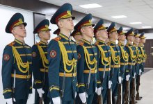 Наурызнама: гвардейцы украсили форму и технику национальными орнаментами