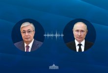 Путин поздравил Токаева с принятием новой Конституции Казахстана