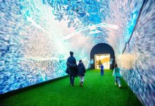 12-метровый LED-туннель заработал в Астане