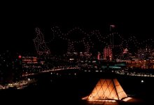 Дрон-шоу в Астане превратило ночное небо в сказку к Наурызу