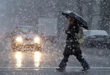Алматы накроют дожди и мокрый снег, но к пятнице потеплеет до +23