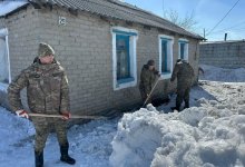 В Аркалык из-за угрозы паводков стянули Нацгвардию