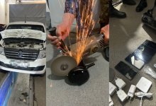 Крупную партию гаджетов пытались провезти в колонию в тайнике авто в Жетысу