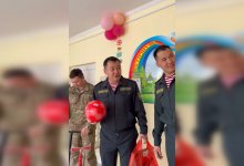 Гвардейцы подарили праздник детям в Караганде