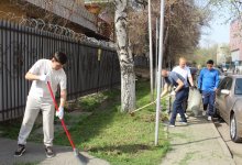 В рамках "Таза Казахстан" военнослужащие Нацгвардии привели в порядок территории частей