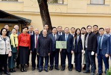 "Аллея науки" открыта в Национальной академии наук РК