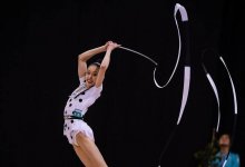 Казахстанка завоевала бронзу на этапе Кубка мира по художественной гимнастике