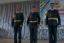 Военнослужащие Нацгвардии разных национальностей прославили государственный язык