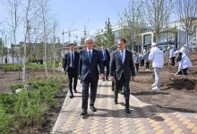 Президент принял участие в республиканской экологической акции "Таза Қазақстан"