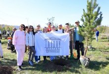 В Караганде тысячи людей вышли сажать деревья