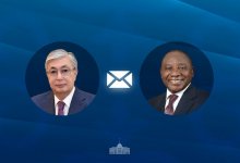 Токаев направил телеграмму поздравления президенту ЮАР