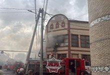 Пожар вспыхнул в кафе Алматы