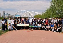 Экоакция на набережной Есиля: более 100 молодых людей внесли вклад в чистоту Астаны