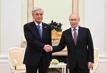 Токаев провел встречу с президентом России Владимиром Путиным