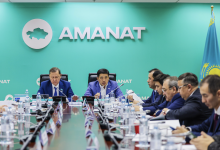 В партии "AMANAT" обсудили развитие IV уровня бюджета и финансовую самостоятельность сельских округов