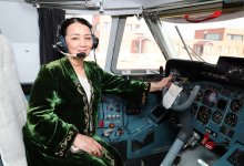 Мать Димаша Кудайбергена посетила авиабазу Нацгвардии РК