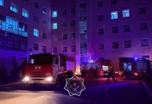 Детская больница загорелась в Астане