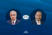 Президент Казахстана поздравил Тайе Ацке-Селассие с Национальным днем Эфиопии
