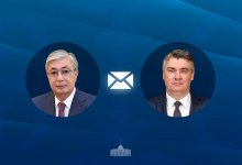 Касым-Жомарт Токаев поздравил президента Хорватии