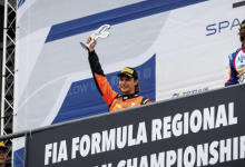 Казахстанский гонщик Александр Абхазава завоевал серебро на этапе Formula Regional в Бельгии