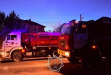 Комната страха сгорела вместе с каруселью в Атырау (ВИДЕО)