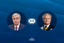 Токаев поздравил короля Швеции с Национальным днем