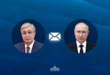 Токаев направил поздравительную телеграмму Путину