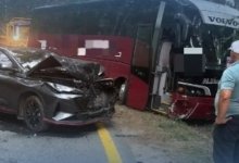 11 человек пострадали в ДТП с автобусом туристов по дороге в Бурабай