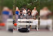 Скандал в Караганде: предприниматели сорвали концерт пианиста в Центральном парке (ВИДЕО)