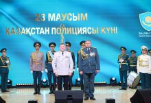Гвардейцев наградили государственными наградами ко Дню казахстанской полиции