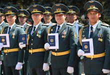 Более 160 молодых офицеров пополнили ряды Вооруженных сил Казахстана в Алматы
