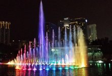 Мужчину наказали за ночное купание в фонтане Петропавловска