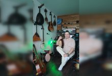 Кобыз играет "Закат над Аралом"