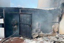 Пожар вспыхнул рядом с отелем в Бурабае