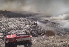 Пожар на мусорном полигоне в Астане: огонь тушат более 130 человек