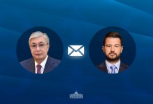 Токаев поздравил президента Черногории