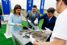 В Семее заложили капсулу строительства новой школы BINOM