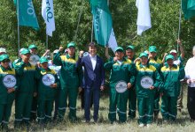 Партия "Байтақ" представила предвыборную программу в зеленом поясе Астаны