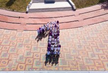 Представители партии "Әділет" и активная молодежь приняли участие в утренней зарядке