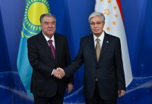 Токаев встретился с президентом Таджикистана в Астане