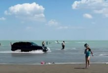 Водителя наказали за заезд по озеру Балхаш (ВИДЕО)